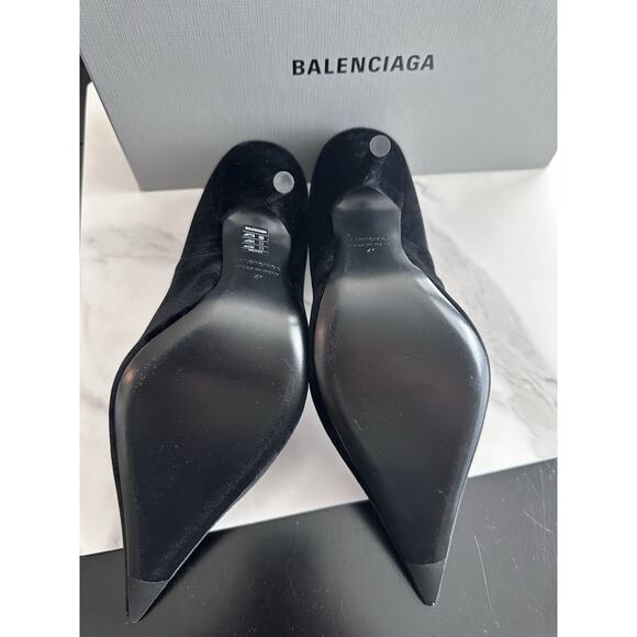 Balenciaga Women’s Knife Pump Heels 110MM in Black Size EU 41 US 11 MSRP $965 - Picture 5 of 7